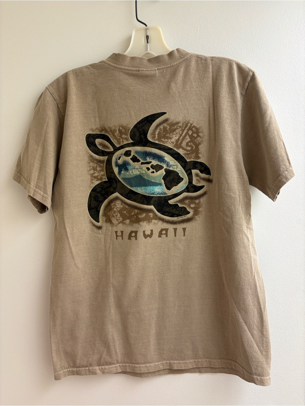 Kona Coffee dyed Crazy Shirts Hawaii- Women’s Small. Worn once. 100% cotton